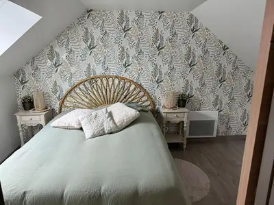 Un ou plusieurs lits dans un hébergement de l'établissement La maison de Charlotte