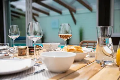 Boissons dans l'établissement Villa des Saules