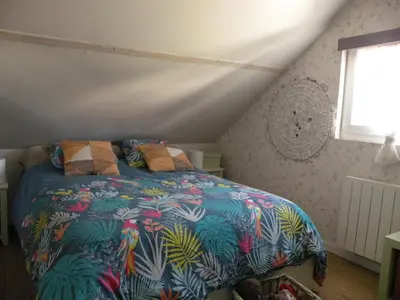 Un ou plusieurs lits dans un hébergement de l'établissement Chambre cooconing salon avec canape convertible