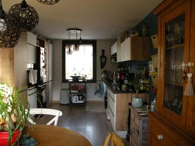 Cuisine ou kitchenette dans l'établissement Chambre cooconing salon avec canape convertible