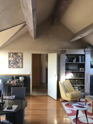 Coin salon dans l'établissement Comme une villa sur un toit
