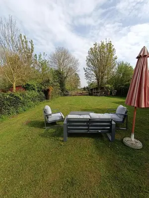 Jardin de l'établissement Gîte la grange