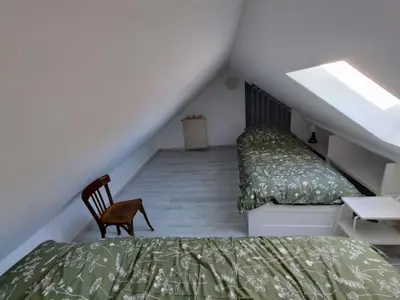 Un ou plusieurs lits dans un hébergement de l'établissement maison idéale déplacement 4 ou 5 personnes