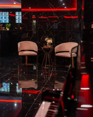 Coin salon dans l'établissement Découvrez la Suite Mirage à 30 minutes de Paris