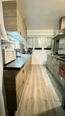 Cuisine ou kitchenette dans l'établissement Cosy nest