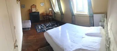 Un ou plusieurs lits dans un hébergement de l'établissement Chateau De Grosfy