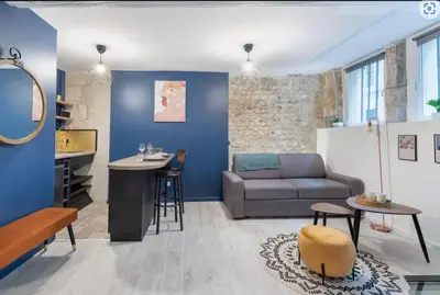Coin salon dans l'établissement Le spa du Donjon- Rouen Gare