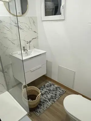 Salle de bains dans l'établissement Petite maison