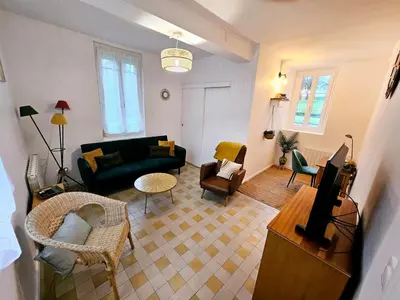 Coin salon dans l'établissement Le Clos Bernadette