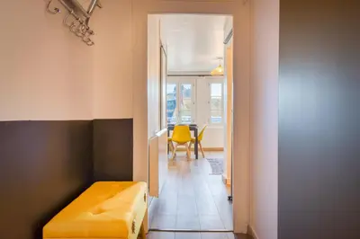 Coin salon dans l'établissement Esmée votre appartement rénové en hyper-centre