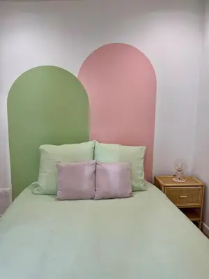 Un ou plusieurs lits dans un hébergement de l'établissement La Rose de Vert