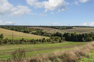 Paysage naturel près de la maison de vacances