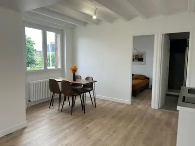 Coin salon dans l'établissement Appart hôtel Doumer