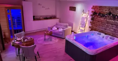 Coin salon dans l'établissement Mon doux paradis