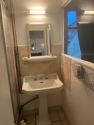 Salle de bains dans l'établissement Studio le petit Bouclet
