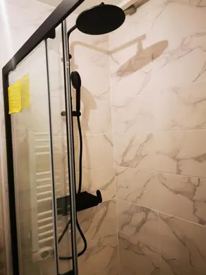Salle de bains dans l'établissement Chambre simple