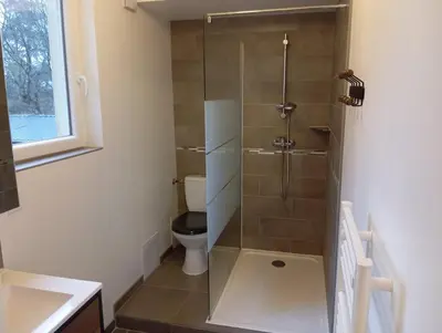 Salle de bains dans l'établissement Magnifique et Grand T3 au cœur de la Normandie