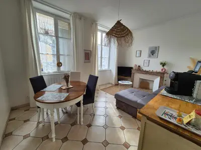Coin salon dans l'établissement Au plus près du Chateau !
