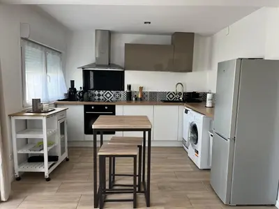 Cuisine ou kitchenette dans l'établissement Le plaisir secret