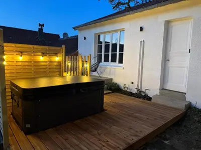 Plan de l'établissement Appartement avec Jacuzzi - Accès Piscine partagée
