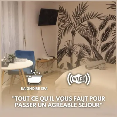 Télévision ou salle de divertissement dans l'établissement Les Carmélites