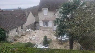 Jardin de l'établissement La Canotière - Petite maison pour 2 personnes à Vienne en Arthies