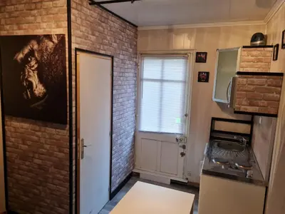 Cuisine ou kitchenette dans l'établissement Ocean2