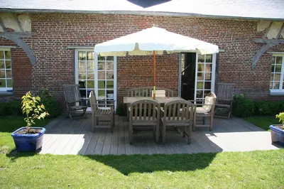 Jardin de l'établissement Gîte de Vallonchêne