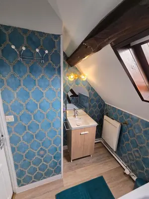 Plan de l'établissement Maison Normande bord de rivière