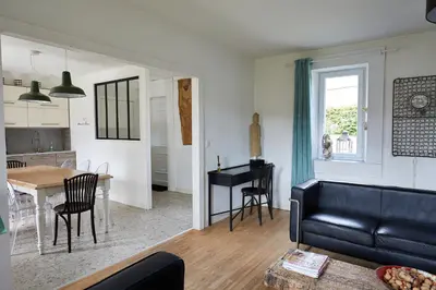 Cuisine ou kitchenette dans l'établissement Gite de L'Abreuvoir N4 pour 9 personnes