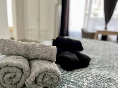 Un ou plusieurs lits dans un hébergement de l'établissement Balnéo et relaxation - 044
