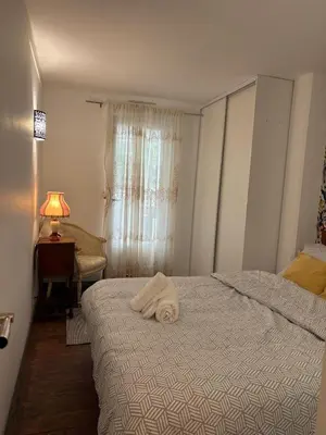 Un ou plusieurs lits dans un hébergement de l'établissement Grande maison des Compagnons