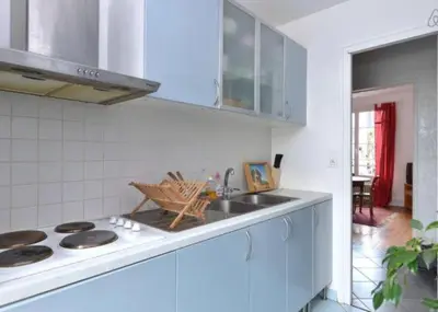 Cuisine ou kitchenette dans l'établissement Chambre chez l'habitant dans un appartement à 2 pas de la gare SNCF et à 300m de la gare routière