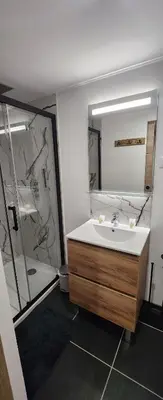 Salle de bains dans l'établissement Studio mezzanine centre-ville