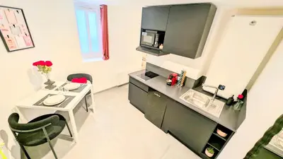 Cuisine ou kitchenette dans l'établissement Love nest 1er Étage