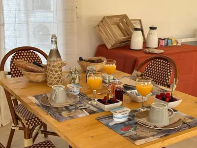 Boissons dans l'établissement Chambres d 'hôtes Le Grand Pré