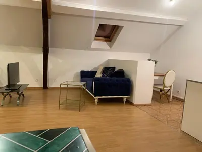 Coin salon dans l'établissement Mantes home