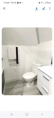 Salle de bains dans l'établissement La petite maison