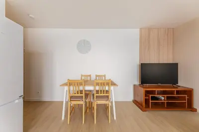 Télévision ou salle de divertissement dans l'établissement L’Oasis Normande - Centre-ville de Rouen