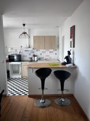 Cuisine ou kitchenette dans l'établissement Villa Juliette