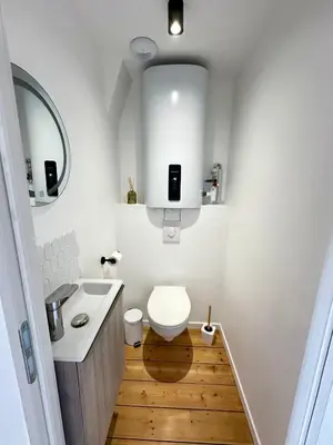 Salle de bains dans l'établissement Le Duplex Appartement