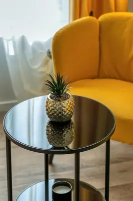 Coin salon dans l'établissement L'Auréa au centre de Rouen