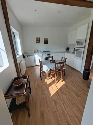 Cuisine ou kitchenette dans l'établissement Retour a la campagne 12