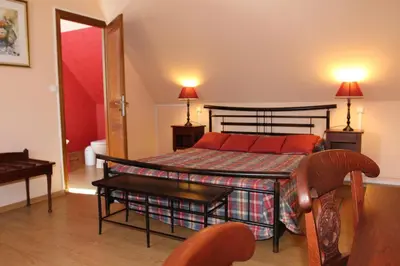 Un ou plusieurs lits dans un hébergement de l'établissement Golf Hotel