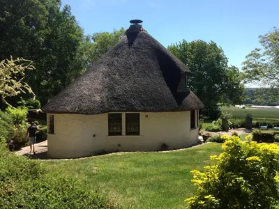 Jardin de l'établissement Chaumière de charme
