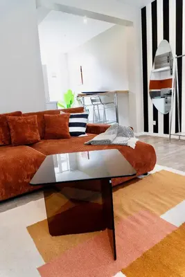 Cuisine ou kitchenette dans l'établissement La casa amiénoise
