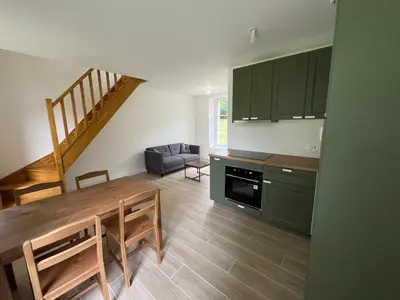 Cuisine ou kitchenette dans l'établissement Logis Soandre
