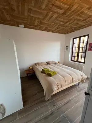 Un ou plusieurs lits dans un hébergement de l'établissement La Parenthèse en bord de seine