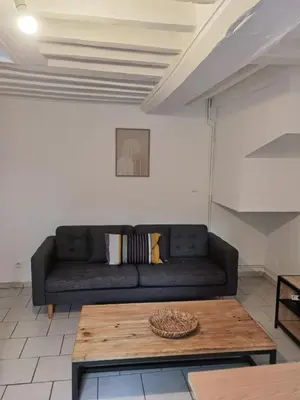 Coin salon dans l'établissement Duplex 2 - Proche du Jardin des Plantes