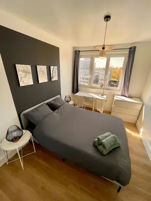 Coin salon dans l'établissement Appartement 3 Chambres & Dernier étage
